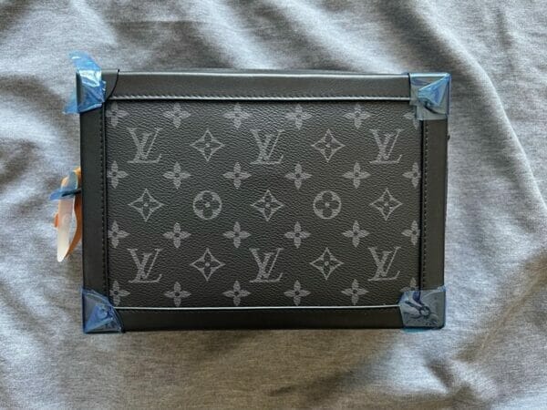 LV Soft Trunk Black Taurillon Monogram Leather
