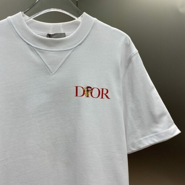 Oversized Dior Jardin T-Shirt White Cotton
