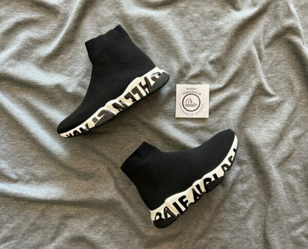 Balenciaga Shoes "Speed Trainer Graffiti Print "