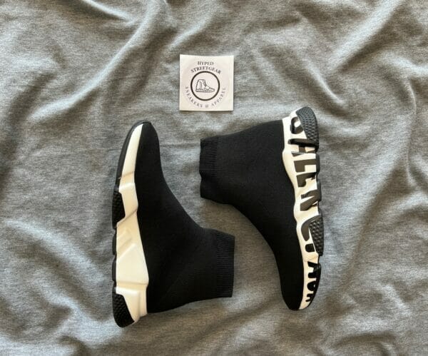 Balenciaga Shoes "Speed Trainer Graffiti Print "