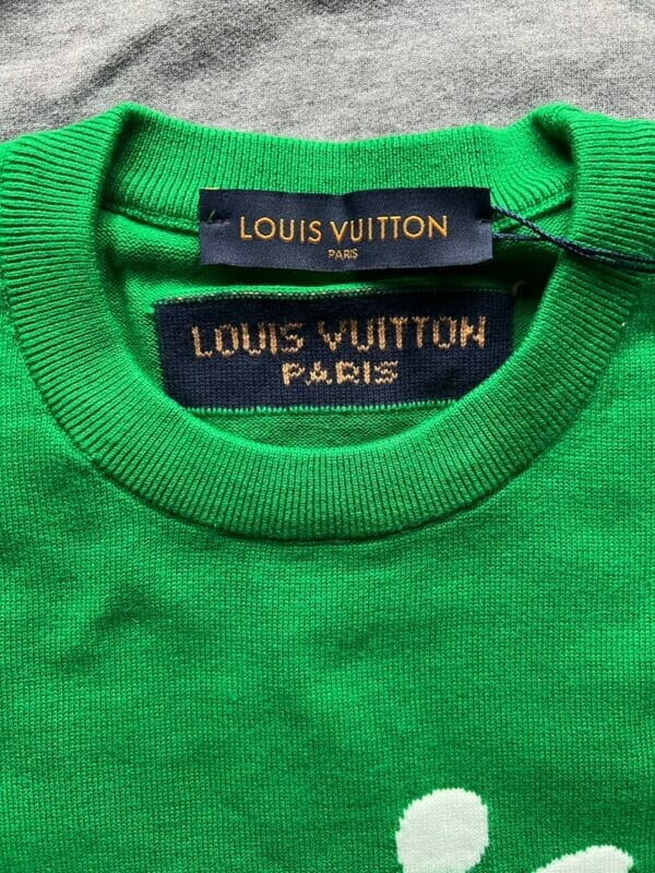 Louis Vuitton Green ‘Everyday LV’ T-Shirt