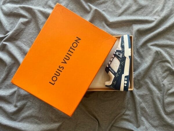Louis Vuitton Denim Blue Trainers