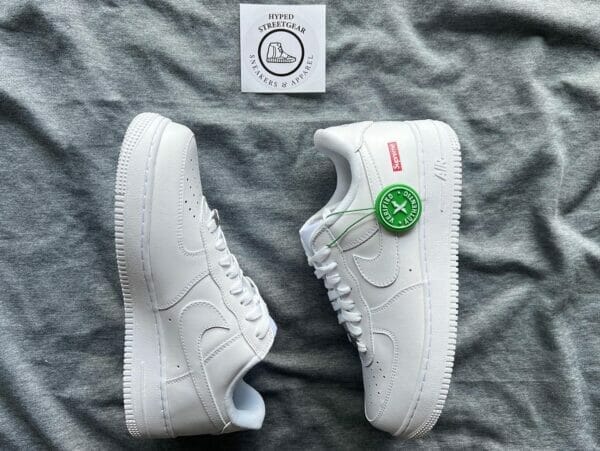 Supreme x Air Force 1 ‘Box Logo’ White