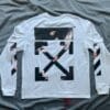 Off-White Carravagio Diagonals Long Sleeve T-Shirt