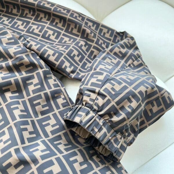 Fendi Hooded Trench Coat Brown