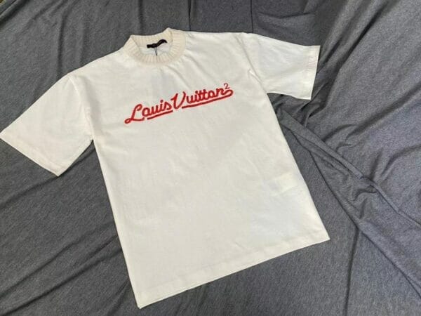 Louis Vuitton Embroidered Mockneck T-shirt