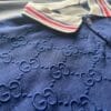 Gucci Cotton Polo Shirt Blue
