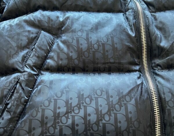 Christian Dior Oblique Down Puffer Jacket Black