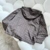 Fendi Hooded Trench Coat Brown
