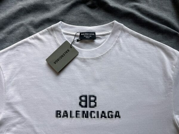 Balenciaga Mens BB Pixel Medium Fit T-shirt (On Hand)