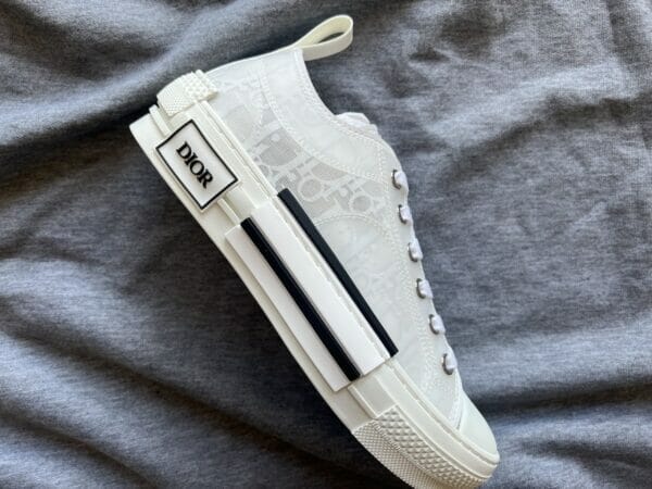Dior B23 Low-Top Sneaker White Oblique Canvas