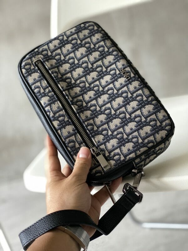 Christian Dior Oblique Canvas Belt Pouch