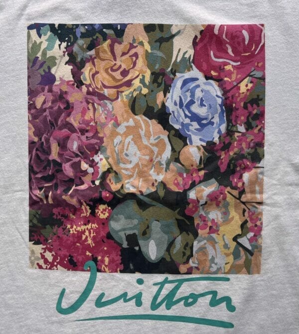 LOUIS VUITTON Floral-print T-shirt (On Hand)