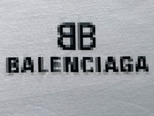 Balenciaga Mens BB Pixel Medium Fit T-shirt (On Hand)