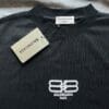 Balenciaga BB Paris Icon Medium Fit T-shirt Black/White Logo (On Hand)