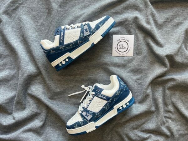 Louis Vuitton Denim Blue Trainers