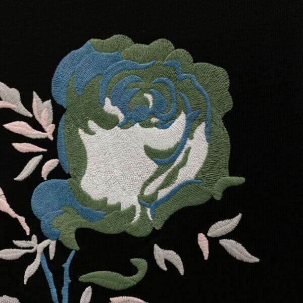 Oversized Dior Jardin T-Shirt Black Cotton