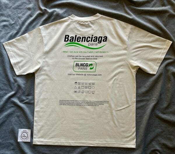 Balenciaga Recycled print T-Shirt (On Hand)