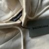 Balenciaga hoodie blue printed logo