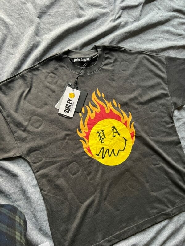 Palm Angels Burning Head Logo T-Shirt