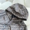 Fendi Hooded Trench Coat Brown