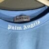 Palm Angels Long Sleeve Sweatshirt Light Blue