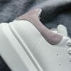 Alexander Mcqueen Grey Suede Trainers