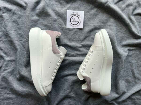Alexander Mcqueen Grey Suede Trainers