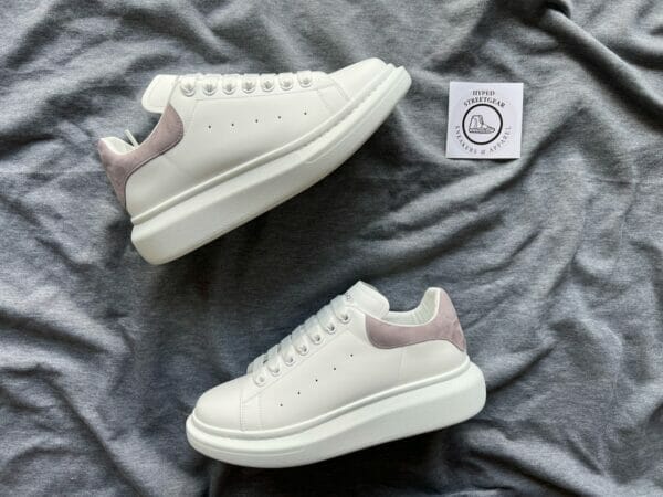 Alexander Mcqueen Grey Suede Trainers