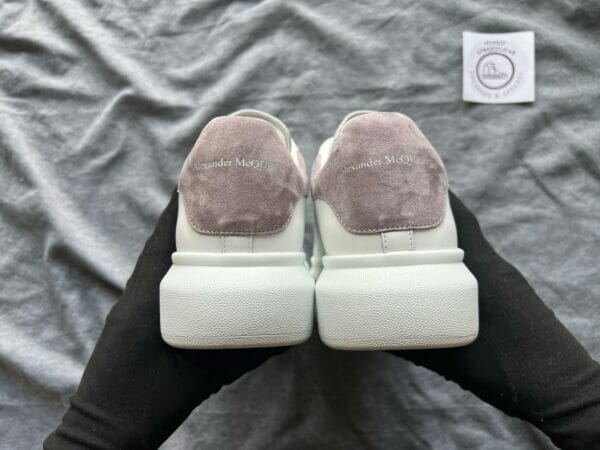 Alexander Mcqueen Grey Suede Trainers