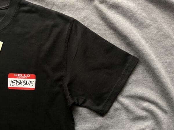 Vetements "My Name Is"