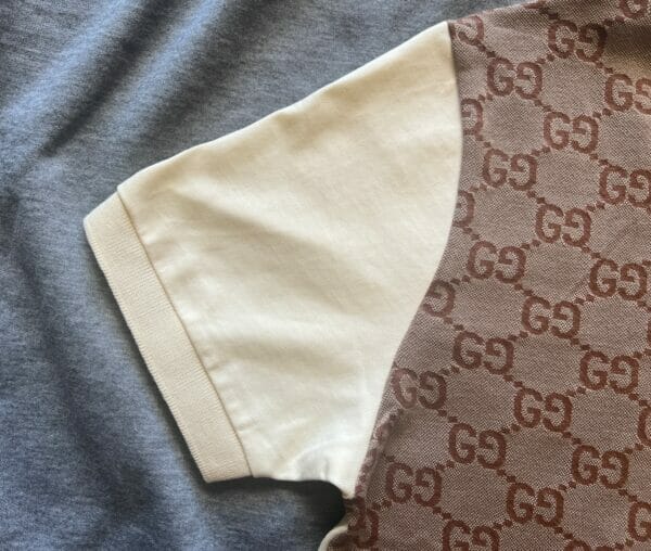img_7608 Gucci Cotton Polo Shirt Brown (On hand)