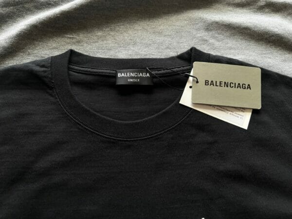 Balenciaga Cursive Logo-print T-shirt(On hand)