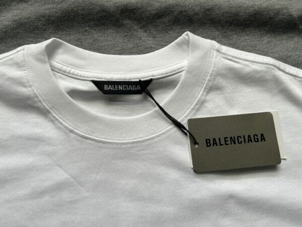 Balenciaga Paris Crew Logo Cotton T-shirt