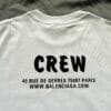 Balenciaga Paris Crew Logo Cotton T-shirt