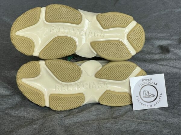 Balenciaga X Gucci Triple S Yellow Green