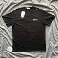 Oversized Dior Jardin T-Shirt Black Cotton