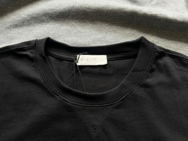 Oversized Dior Jardin T-Shirt Black Cotton