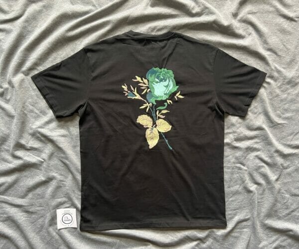 Oversized Dior Jardin T-Shirt Black Cotton