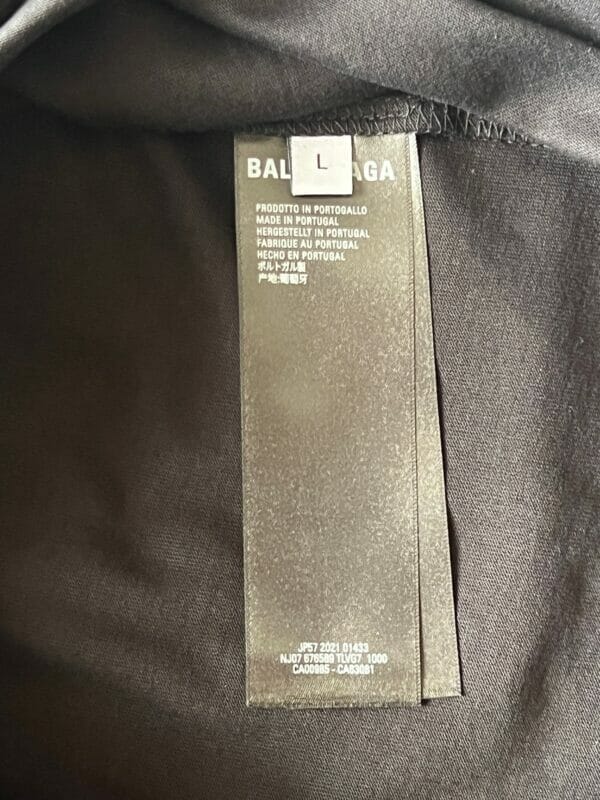 Balenciaga Melted Logo-print T-shirt