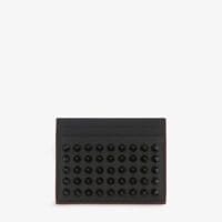 Christian Louboutin Kios stud-embellished leather card holder