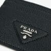 Prada Brand-plaque leather card holder