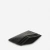 Saint Laurent Branded pebbled leather card holder