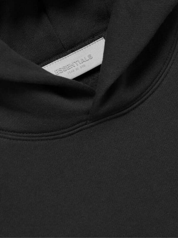 Fear of God Essentials Black / Stretch Limo Hoodie (On hand)