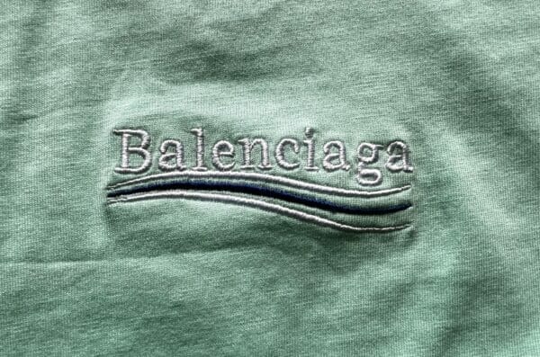 Balenciaga Political Campaign Mint Green T-shirt