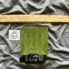 Gucci GG Supreme and Leather Double G Belt