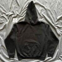 Fear of God Essentials Black / Stretch Limo Hoodie (On hand)