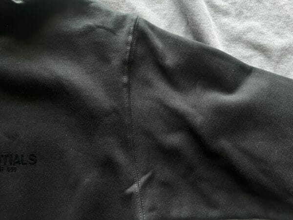 Fear of God Essentials Black / Stretch Limo Hoodie (On hand)