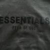 Fear of God Essentials Black / Stretch Limo Hoodie (On hand)