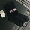 Balenciaga Political Campaign Logo Print Socks (OH)